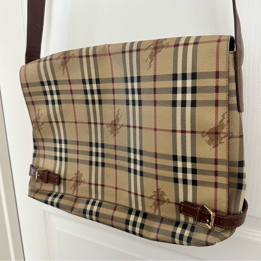 Vintage Burberry Messenger Bag